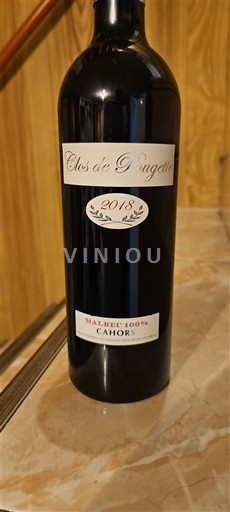 Sydvestfrankrig Cahors Clos de Pougette 2018