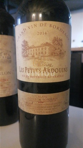 Bordeaux Blaye-Côtes-de-Bordeaux Château Les Petits Ardouins 2014