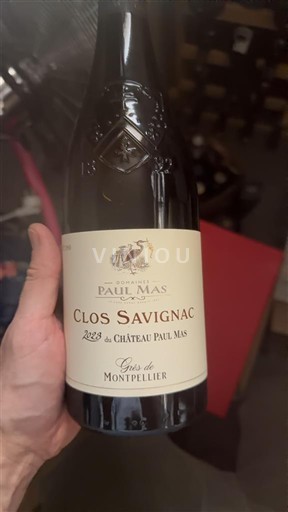 Langvedok Grès de Montpellier Château Paul Mas Clos Savignac 2022