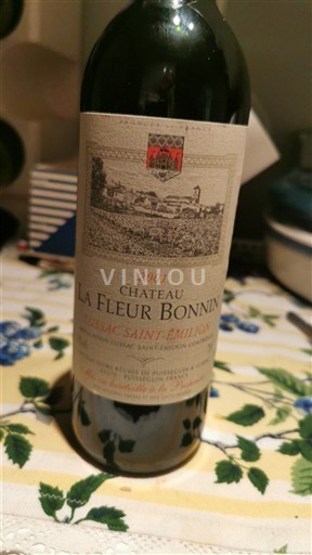 Bordeaux Lussac-saint-émilion Château La Fleur Bonnin 2001
