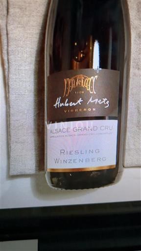 Alsace Alsace Grand Cru Grand Cru Hubert Metz Riesling Winzenberg 2018