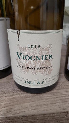 Linguadoca e Rossiglione Paese d'Oc Delas Viognier 2015