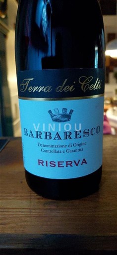 Piedmont Wines Barbaresco Terra dei Celti Riserva 2016