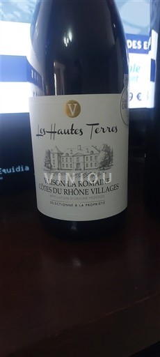 Rhônetal Côtes-du-Rhône-Dörfer Les Hautes Terres Ohne Jahrgang