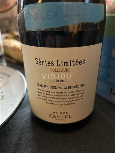 Wines Rouge sec Séries Limitées Chap. IV - Sculpteurs de Schistes Maison Castel 2020 France Roussillon Collioure AOC