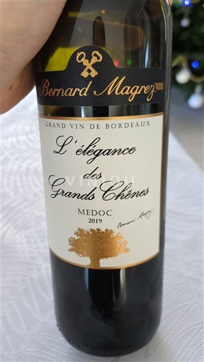 Bordeaux Médoc Bernard Magrez L'élégance des Grands Chênes 2019
