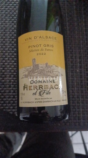 Alsace Domaine Herrbach et Fils Sélection du Patron 2022