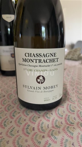 Bourgogne Chassagne-Montrachet Premier Cru Sylvain Morey 1er Cru Champs-Gains 2021
