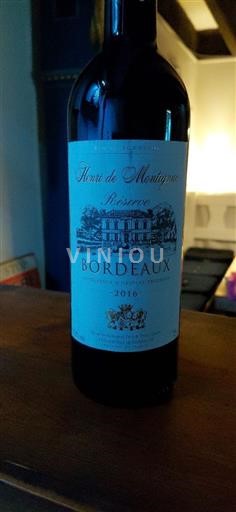 Burdeos Bordeaux Fleur de Montgieux Réserve 2016