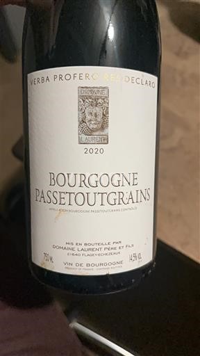 Bourgogne Bourgogne-passetoutgrain Domaine Laurent Père et Fils 2020