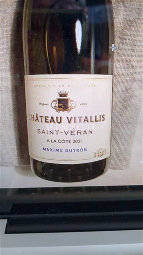 Bourgondië Saint-Véran Château Vitallis À la Côte 2021