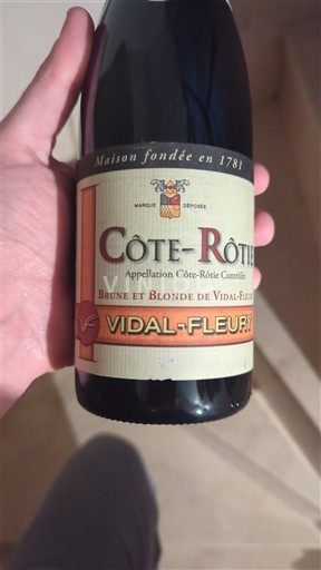 Rhônedalen Côte-rôtie Vidal-Fleury Brune et Blonde 2014