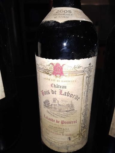 Bordeaux Lalande-de-pomerol Château Bois de Laborde 2005