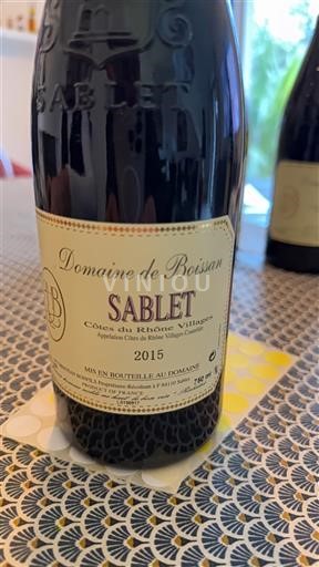 Rhônedalen Ospecificerad Domaine Boisan Sablet 2015