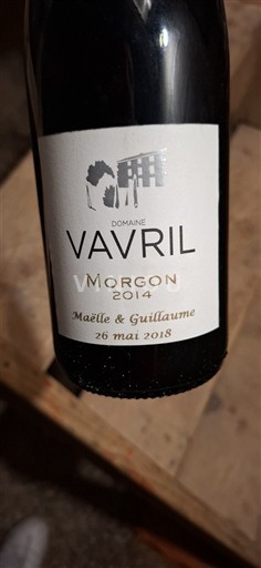 Beaujolais Morgon Domaine Vavril 2014