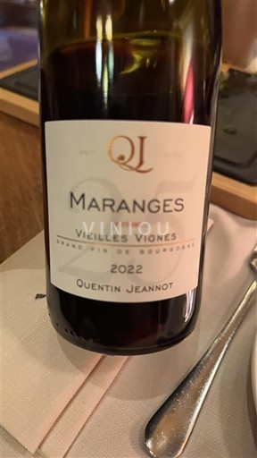 Burgundsko Maranges Quentin Jeannot Vieilles Vignes 2022