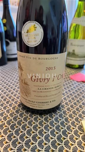 Burgundy Unspecified Premier Cru Domaine Michel Goubard & Fils La Grande Berge 2015