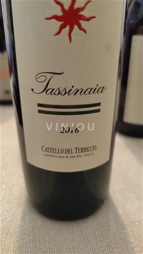 Toscane Castello del Terriccio Tassinaia 2016