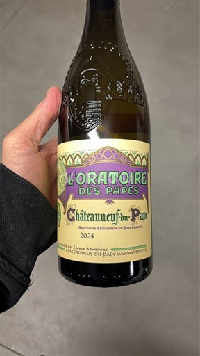 Viner Blanc sec L'Oratoire des Papes 2024 Frankrike Rhônedalen Châteauneuf-du-Pape AOC