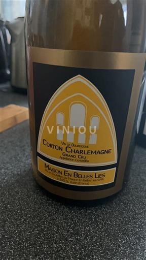 Burgundy Corton-Charlemagne Grand Cru Maison En Belles Lies 2016