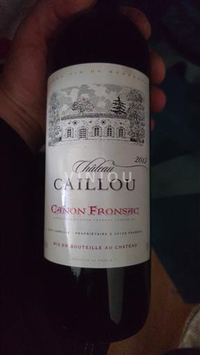Bordeaux Canon-Fronsac Château Caillou 2015