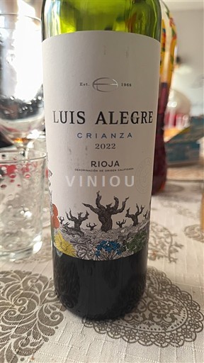 Rioja Luis Alegre Crianza 2022