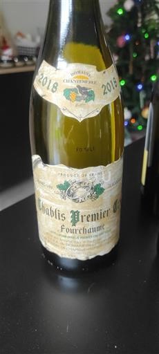 Borgoña Chablis Premier Cru Domaine Chenevières Fourchaume 2018