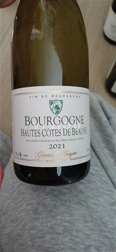 Burgundy Unspecified Gérard Boyer 2021