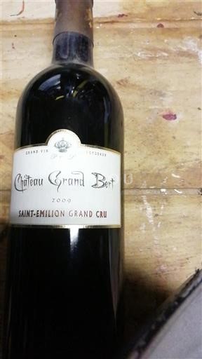 Burdeos Saint-Émilion Gran Cru Château Grand Bert 2009