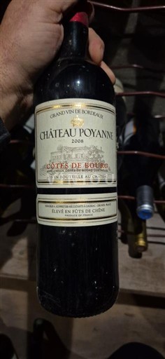 Bordeaux Côtes-de-bourg Château Poyanne 2008