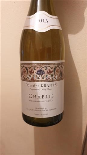 Borgoña Chablis Domaine Krantz 2013
