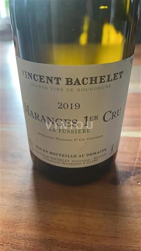 Bourgogne Không được chỉ định Premier Cru Vincent Bachelet La Fussière 2019