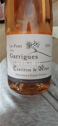 Rhône Valley Costières de Nîmes La Font des Garrigues 2019