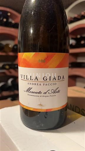 Piemonte Moscato d’Asti Villa Giada 2018
