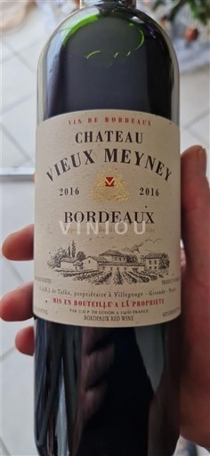 Bordeaux Château Vieux Meyney 2016