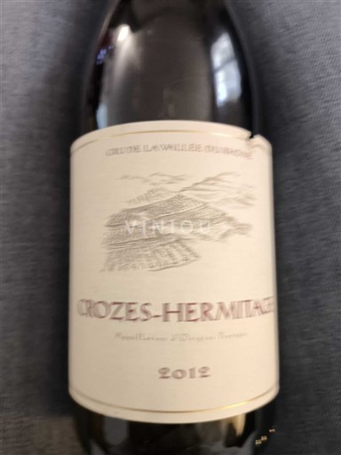 Rhône-dalen Crozes-Hermitage Cellier de Saint Jean 2012