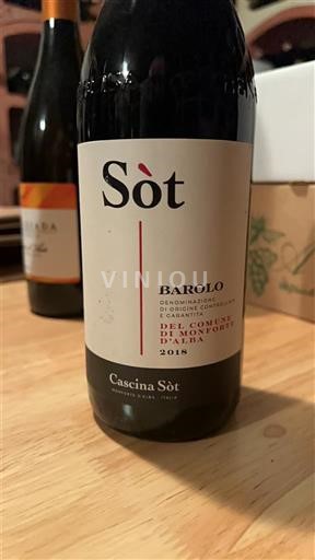 Piemonte Barolo Cascina Sòt Sòt 2018