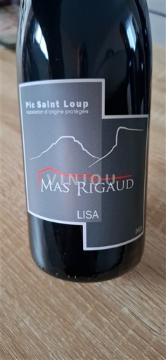 Vin Rouge sec Lisa Mas Rigaud 2023 France Languedoc Pic-saint-loup AOC