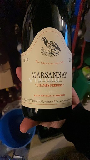 Burgundy Marsannay Geantet-Pansiot Champs Perdrix 2019
