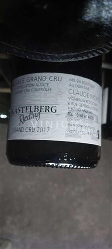 Alsace Ospecificerad Grand Cru Claude Ackermann Kastelberg Riesling 2017