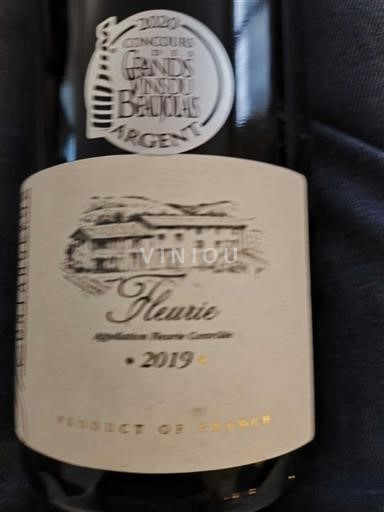 Beaujolais Fleurie Frédéric montangeron 2019