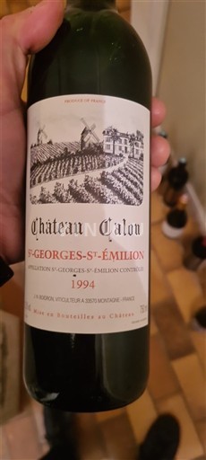 Burdeos Saint-Georges-Saint-Émilion Château Calon 1994