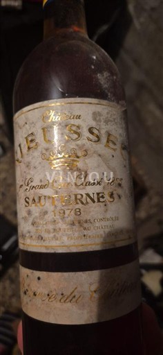Bordeaux Sauternes Grand Cru Château Rieussec 1978