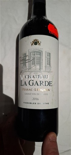 Bordeaux Pessac-Léognan Château La Garde 2016