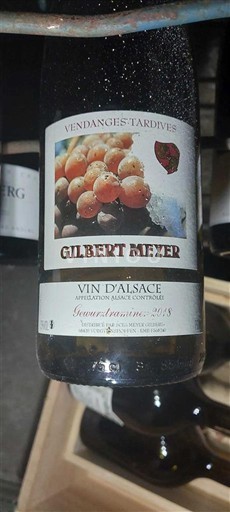 Víno Blanc moelleux Gilbert Meyer Non millésimé Francie Alsasko Vin de France Vendanges Tardives