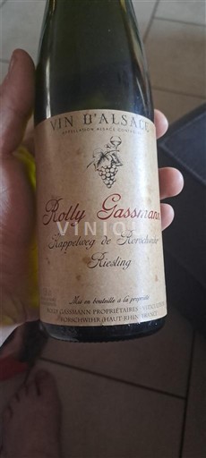 Alsace Rolly Gassmann Riesling Zupfereweg de Rorschwihr 2008