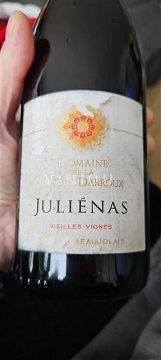 Beaujolais Juliénas Domaine La Combe Darroux Vieilles Vignes 2021