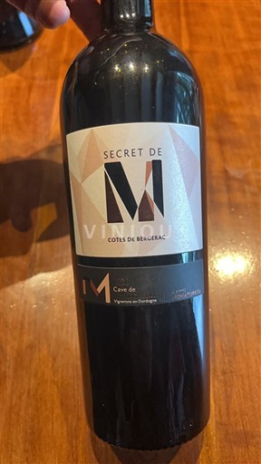 Sydvestfrankrig Côtes-de-bergerac Cave de Vignerons de Queyssac Secret de M Ikke årgangsbestemt