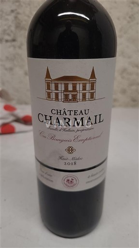 Bordeaux Haut-Médoc Cru Bourgeois Exceptionnel Château Charmail 2018
