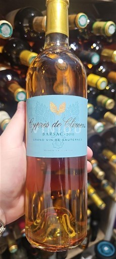 Bordeaux Barsac Cypres de Climens 2011